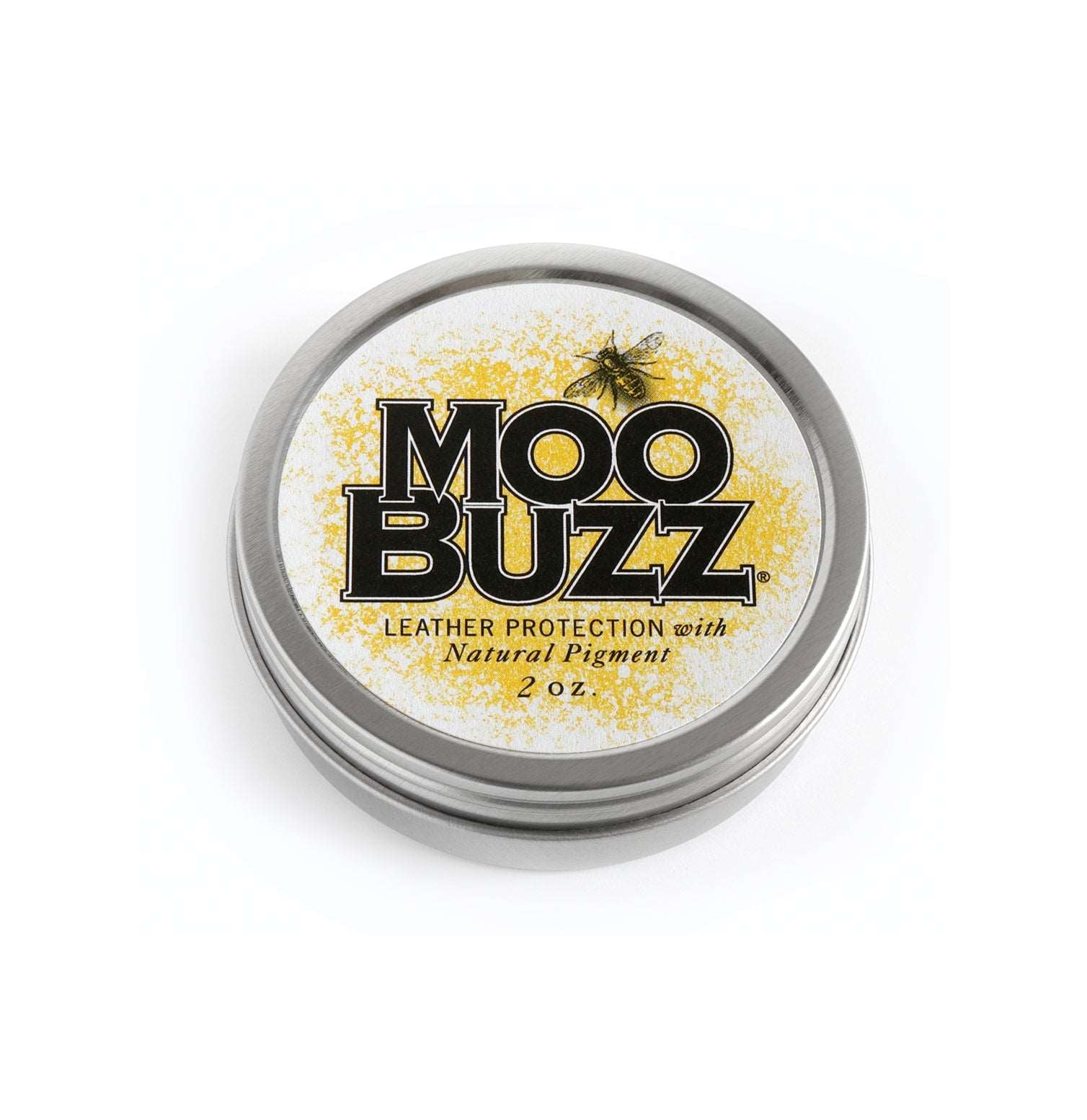 2 ounce single closed MooBuzz Matte Color tin